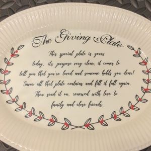 The Giving Plate platter